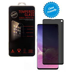 Privacy Tempered Glass for Galaxy S10 (Case Friendly / 3D Curved / Anti-Spy / 1 Piece)