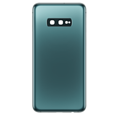 Back Glass with Camera Lens and Adhesive for Galaxy S10E (NO LOGO) (PRISM GREEN)