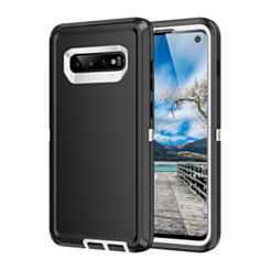 Heavy Duty Case for Galaxy S10E (BLACK & WHITE) (Only Ground Shipping)