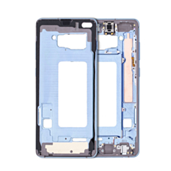 Buy the middle frame housing for Galaxy S10 Plus in Blue.