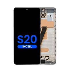 LCD Assembly with Frame for Galaxy S20 (G980 / G981) (Not Compatible with Verizon) (Black) (Aftermarket Incell)