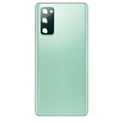 Grab wholesale deals on the Back Glass with Camera Lens and Adhesive for Galaxy S20 FE, No Logo, Cloud Mint.