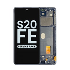OLED Assembly with Frame for Galaxy S20 FE (G780) (Cloud Navy) (Service Pack)