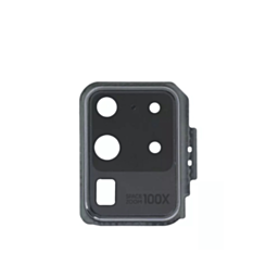Back Camera Lens with Cover Bezel Ring for Galaxy S20 Ultra (G988) (Cosmic Gray)