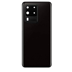 Back Glass with Camera Lens for Galaxy S20 Ultra (US / International) (Service Pack) (Cosmic Black)