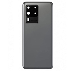 Shop the Back Glass with Camera Lens for Galaxy S20 Ultra US and International Service Pack in Cosmic Gray.