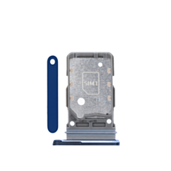 Dual Sim Card Tray for Galaxy S21 (G991) / S21 Plus (G996) / S21 Ultra (G998) (Navy Blue)