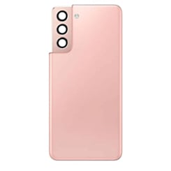 Back Cover Glass with Camera Lens and Adhesive for Galaxy S21 (G991) (US / International) (Service Pack) (Phantom Pink)