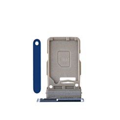 Single Sim Card Tray for Galaxy S21 (G991) / S21 Plus (G996) / S21 Ultra (G998) (Navy Blue)