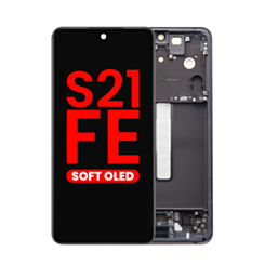 Shop the OLED Assembly with Frame for Galaxy S21 FE G990 in Graphite, Aftermarket OLED.