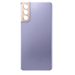 Stock up on the Back Glass with Camera Lens and Adhesive for Galaxy S21 Plus, No Logo, Phantom Violet.