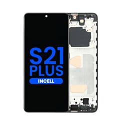 LCD Assembly with Frame for Galaxy S21 Plus (G996) (Phantom Black) (Without Fingerprint) (Aftermarket Incell)