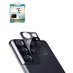 Back Camera Tempered Glass Protector Galaxy S21 Ultra (G998) (Black)