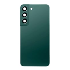 Back Cover Glass with Camera Lens and Adhesive for Galaxy S22 (S901) (No Logo) (Green)
