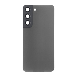 Order the Back Glass with Camera Lens and Adhesive for the Galaxy S22 in Graphite, no logo.
