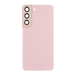 Back Cover Glass with Camera Lens and Adhesive for Galaxy S22 (S901) (No Logo) (Pink Gold)