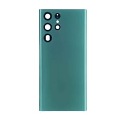 Back Cover Glass with Camera Lens and Adhesive for Galaxy S22 Ultra (S908) (US / International) (Service Pack) (Green)