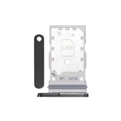 Dual Sim Card Tray for Galaxy S22 Ultra (S908) (Phantom Black)