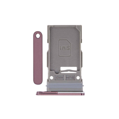 Single Sim Card Tray for Galaxy S22 Ultra (S908) (Burgundy)