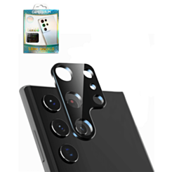 Back Camera Tempered Glass Protector Galaxy S22 Ultra (S908) (Black)