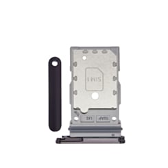 Dual Sim Card Tray for Galaxy S23 (S911) / S23 Plus (S916) (Phantom Black)