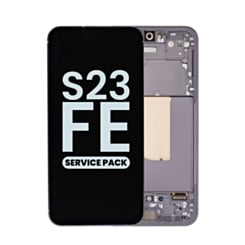 OLED Assembly with Frame for Galaxy S23 FE (S711) (Graphite) (Service Pack)