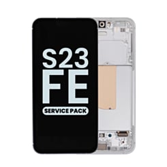 OLED Assembly with Frame for Galaxy S23 FE (S711) (Cream / Mint / Purple / Indigo / Tangerine) (Service Pack)