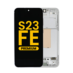 OLED Assembly with Frame for Galaxy S23 FE (S711) (Cream / Mint / Purple / Indigo / Tangerine) (Premium)