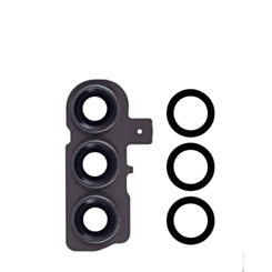 Stock up on the back camera lens with cover bezel ring for Galaxy S23 5G and S23 Plus 5G in phantom black.