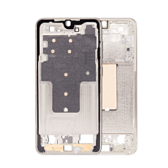 Purchase the middle frame housing for Galaxy S23 Plus 5G, North American version, in cream.