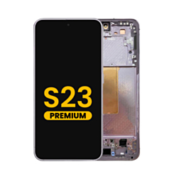Shop the OLED assembly with frame for Galaxy S23 S911 in lavender. Premium quality.