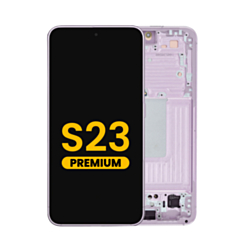 OLED Assembly with Frame for Galaxy S23 (S911) (Pink) (Premium)