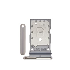Dual Sim Card Tray for Galaxy S23 Ultra (S918) (Cream)