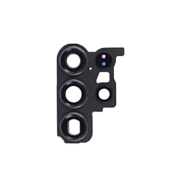 Back Camera Lens with Cover Bezel Ring for Galaxy S23 Ultra (S918) (Black)