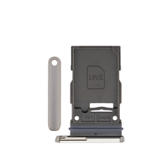 Order the single SIM card tray for Galaxy S23 Ultra in cream.