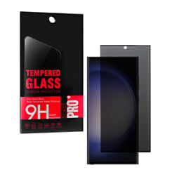 Buy the privacy tempered glass for Galaxy S23 Ultra. Case-friendly, anti-spy, 1 piece.