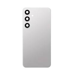 Back Cover Glass with Camera Lens and Adhesive for Galaxy S24 (S921) (No Logo) (Marble Gray)