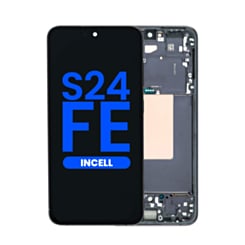 LCD Assembly with Frame for Galaxy S24 FE (S721) (Graphite) (Without Fingerprint) (Aftermarket Incell)