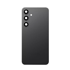 Shop the Back Glass with Camera Lens and Adhesive for Galaxy S24 Plus, no logo, in onyx black.

