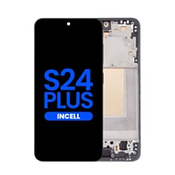 LCD Assembly with Frame for Galaxy S24 Plus (S926) (Onyx Black) (without Fingerprint Sensor) (Aftermarket Incell)