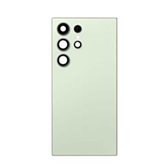 Back Cover Glass with Camera Lens and Adhesive for Galaxy S24 Ultra (S928) (No Logo) (Titanium Green)