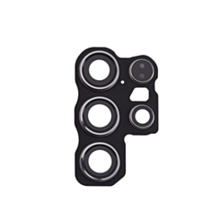 Back Camera Lens with Cover Bezel Ring for Galaxy S24 Ultra (S928) (Titanium Black)