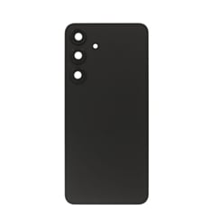 Back Cover Glass with Camera Lens and Adhesive for Galaxy S25 FE (S731) (No Logo) (Jet Black)