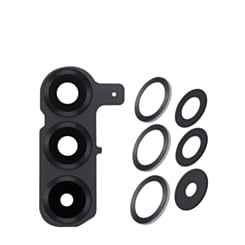 Back Camera Lens with Cover Bezel Ring for Galaxy S25 Plus (S936) (Silver Shadow)