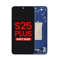 OLED Assembly with Frame for Galaxy S25 Plus (S936) (Navy) (Aftermarket Plus Soft)