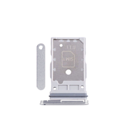 Dual Sim Card Tray for Galaxy S25 Ultra (S938) (Titanium White Silver)