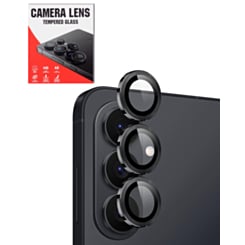 Camera Lens Protector with Metal Ring for Galaxy S26 (Black)