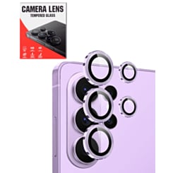 Camera Lens Protector with Metal Ring for Galaxy S26 Ultra (Cobalt Violet)