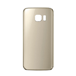 Back Glass with Camera Lens and Adhesive for Galaxy S6 Edge+ (NO LOGO) (GOLD)