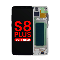 OLED Assembly with Frame for Galaxy S8 Plus (G955) (ARCTIC SILVER) (Aftermarket OLED)